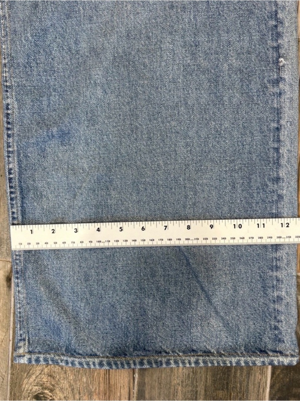 rag & bone Light Wash Wide-Leg Jeans - Picture 6 of 13